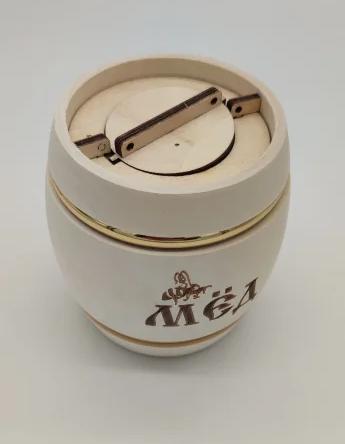 Фото Бочонок для меда Купеческий светлый 0,3кг 