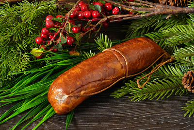 Превью Колбаса из косули полукопченая