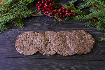 Фото Котлеты для бургера из медведя (упак. 4шт)