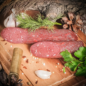 Превью Сыровяленая колбаса из оленя