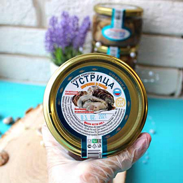 Фото Устрица копченая в масле