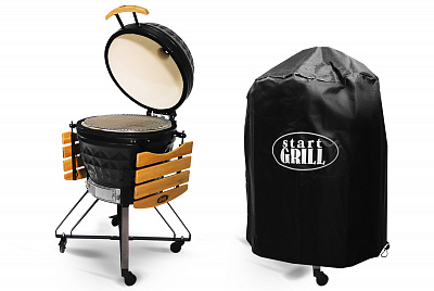 Превью Керамический гриль SG PRO, черный, 61 см