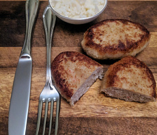 Рыбные котлеты из муксуна