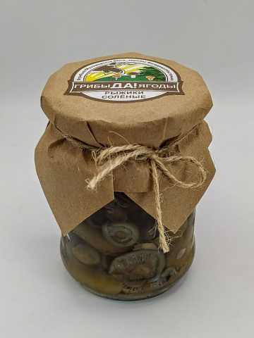 Фото Рыжики соленые холодного посола 250 мл