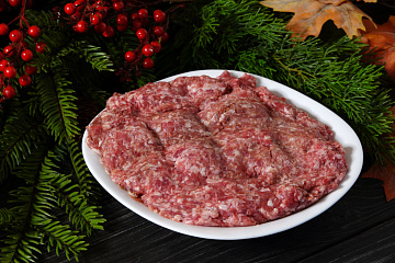 Фото Фарш из мяса яка (с добавлением шпика кабана 20%)